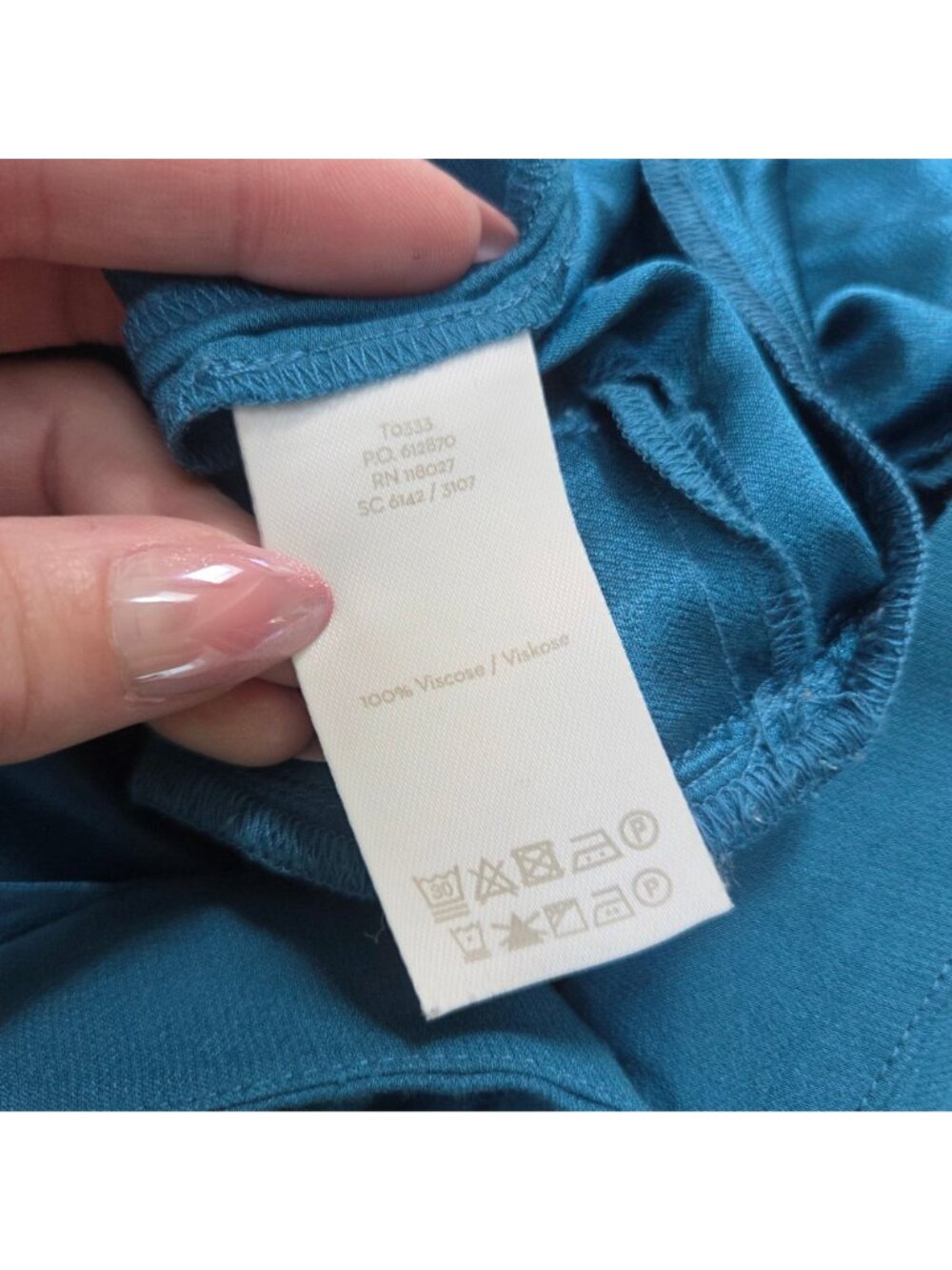 Boden Emmeline Teal Blue Jumpsuit Classic Career Women's 12R - Picture 8 of 9